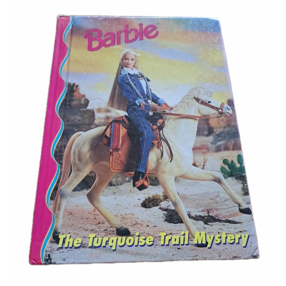 BARBIE: The Turquoise Trail Mystery GROLIER BOOKS 1998 MATTEL HB Vintage 90s